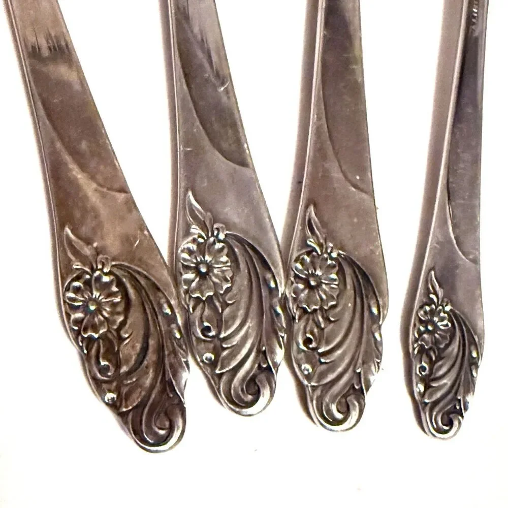 Community Stainless Set of 4 Spoons And Fork Style Classic